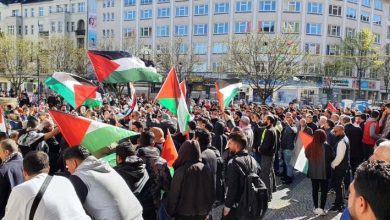Photo of مظاهرة في برلين تطالب أوروبا بوقف المعايير المزدوجة تجاه الفلسطينيين