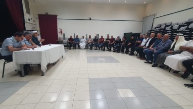 Photo of حفاوة كبيرة بالشيخ رائد صلاح… لقاء تأسيسي للجنة إفشاء السلام المحلية في البعنة