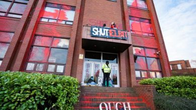 Photo of اسكتلندا: اعتصام بمصنع طائرات احتجاجاً على تصديره أسلحة لإسرائيل