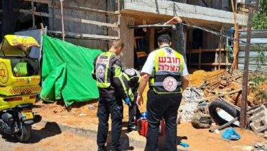 Photo of مصرع عامل في “ريشون لتسيون”