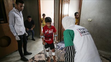 Photo of تقرير| “أطباء حول العالم – تركيا” ترعى جرحى غزة