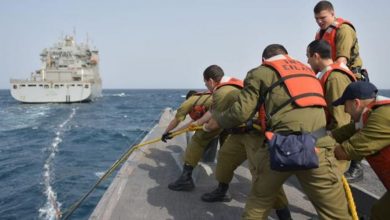 Photo of تمرينات عسكرية إسرائيلية في خليج حيفا