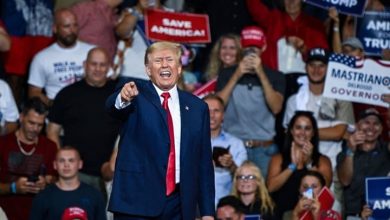Photo of ترامب يظهر لأول مرة منذ تفتيش منزله ويهاجم بايدن بشدة