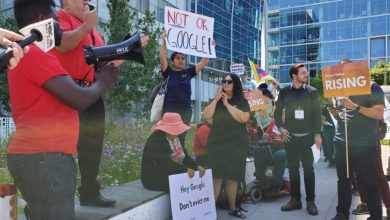 Photo of فضيحة نيمبوس.. وقفات احتجاجية في 3 مدن أميركية ضد غوغل وأمازون لدعمهما إسرائيل تكنولوجيّا