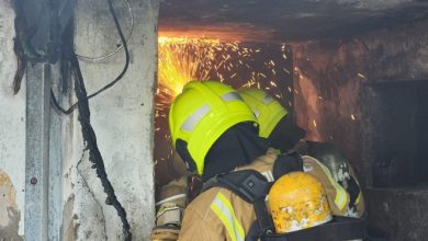 Photo of إصابات إثر حريق كبير في حيفا