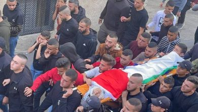 Photo of تشييع جثمان الشهيد السعدي في مخيم جنين