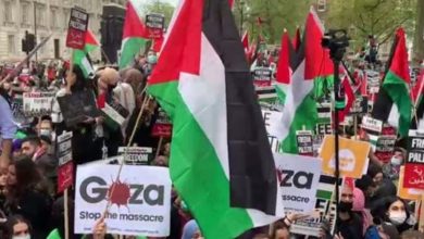 Photo of مظاهرة حاشدة في نيويورك تنديدا بالعدوان الإسرائيلي على جنين