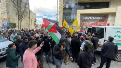 Photo of جماهير غفيرة تشيع الشهيد كحلة بسلواد