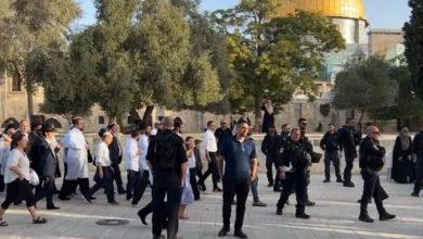 Photo of بقيادة المتطرف “يهودا غليك”.. مستوطنون يقتحمون ساحات الأقصى بعد إخراج المصلين قسرًا