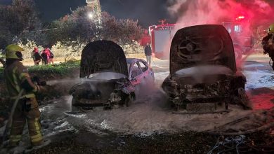 Photo of عرب الهيب: اندلاع حريق في سيارتين