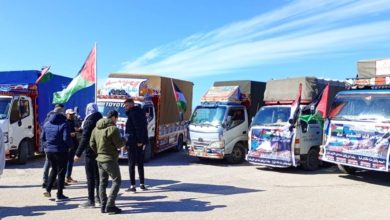 Photo of “فلسطينيو الخارج” يُسيّر قافلة مساعدات باتجاه مخيم الرمل في اللاذقية