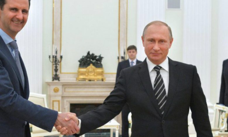 بشار بوتين روسيا روسيا