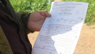 Photo of الاحتلال يخطر بوقف البناء في عدة منشآت بالأغوار الشمالية