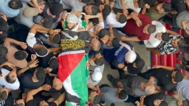 Photo of جماهير حاشدة تشيع جثامين شهداء جنين الخمسة