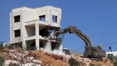 Photo of الاحتلال ينفذ 38 عملية هدم في الضفة والقدس خلال الأسبوعين الماضيين