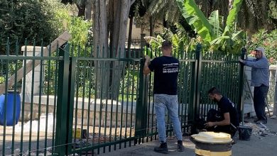 Photo of إقامة سياج حديدي حول دير مار إلياس في حيفا لمنع اقتحامات المتطرفين اليهود