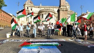 Photo of مسيرات في أوروبا والولايات المتحدة تنديدًا بالعدوان على جنين