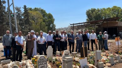 Photo of وفد من لجنة المتابعة في زيارة داعمة لمخيم جنين