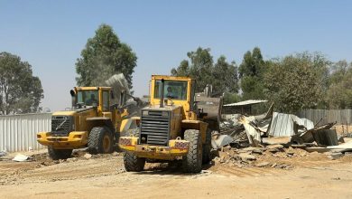 Photo of هدم منازل عائلات الغنّامي وأبو هليّل بالنقب