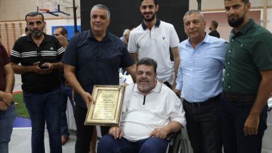 Photo of العشرات في حفل تكريمي للمخرج الشيخ هاشم خطيب في برطعة