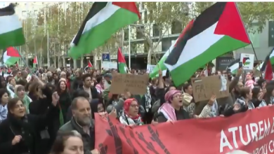 Photo of موجة تظاهرات تجتاح نيويورك وبرشلونة تنديدا بالعدوان الإسرائيلي على غزة