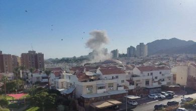 Photo of انفجار ضخم في أحد المباني في إيلات