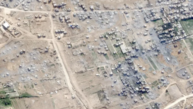 Photo of شاهد بالصور –  أقمار صناعية ترصد تدمير الاحتلال لـ44% من المباني في غزة