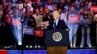 Photo of شاهد بالفيديو – مقاطعة خطاب بايدن بهتافات تطالب بوقف الحرب على غزة