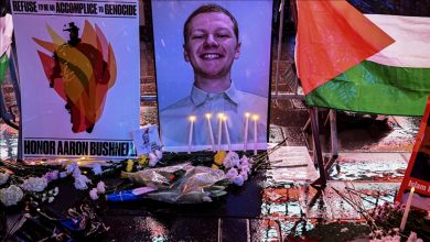Photo of نيويورك.. إحياء ذكرى جندي أمريكي أحرق نفسه تضامنا مع غزة