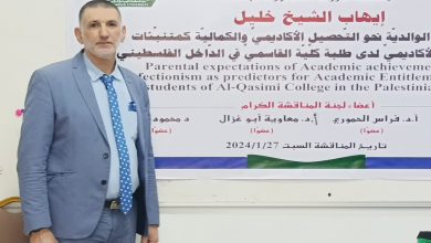 Photo of حوار خاص مع الباحث د. إيهاب خليل من الناصرة  بعد حصوله على اللقب الثالث في علم النفس التربوي
