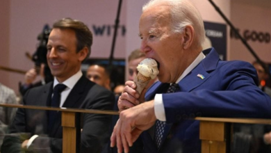 Photo of بينما يذبح سكان غزة ويُجوعون مع أطفالهم.. بايدن يتحدث عن وقف إطلاق النار وهو يتناول “الآيس كريم” ويثير غضبا- (فيديو)