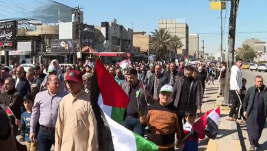 Photo of مظاهرات بمدن عربية تضامنا مع الفلسطينيين