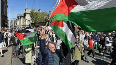 Photo of الآلاف يتظاهرون في سويسرا وأيرلندا رفضا للعدوان على قطاع غزة (شاهد)