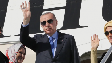 Photo of أردوغان يصل إلى بغداد في أول زيارة منذ أكثر من عقد