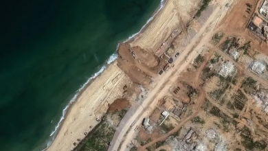 Photo of تل أبيب تؤكد استمرار بناء الميناء العائم بغزة وتنشر صورا له