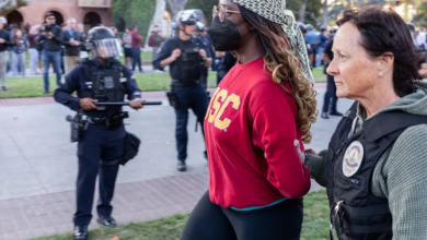 Photo of اعتقال نحو 140 طالب أمريكي خلال احتجاجات داعمة لغزة والاعتصامات تتوسع