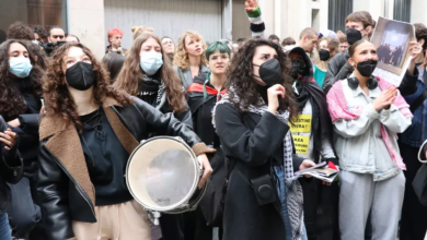 Photo of الاحتجاجات الطلابية المناهضة لحرب غزة تعطل جامعة عريقة في باريس