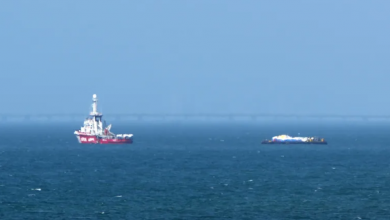 Photo of سفينة دعم بريطانية لبناء رصيف غزة تبحر من قبرص