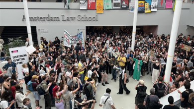 Photo of هولندا.. احتجاجات طلابية تطالب الجامعات بوقف التعاون مع تل أبيب