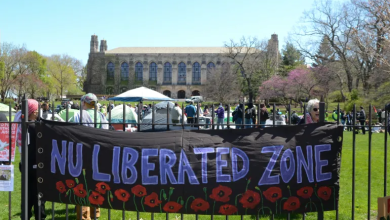 Photo of الطلاب يهزون تواطؤ الجامعات الأميركية مع المؤسسة الإسرائيلية