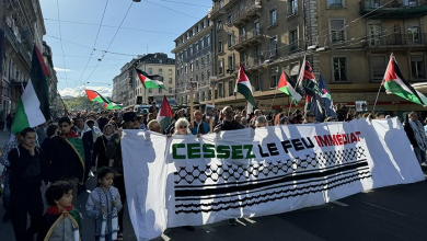 Photo of جنيف.. 10 آلاف متظاهر يطالبون بوقف “الإبادة” في غزة