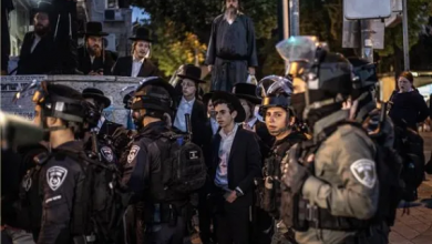 Photo of مواجهات بين الشرطة الإسرائيلية والحريديم بالجليل الأعلى