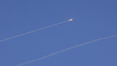Photo of الجيش الإسرائيلي يزعم اعتراض صاروخين أطلقا من رفح