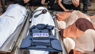 Photo of الإعلام الحكومي بغزة: ارتفاع عدد قتلى الصحفيين إلى 143