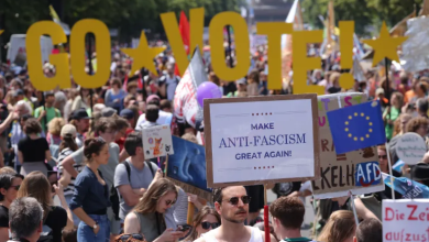 Photo of عشرات الآلاف يتظاهرون بألمانيا ضد اليمين المتطرف