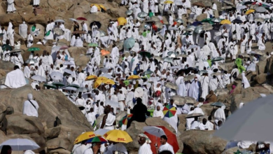 Photo of الحجاج يقفون على جبل عرفة ويدعون لأهل غزة- (صور وفيديوهات)
