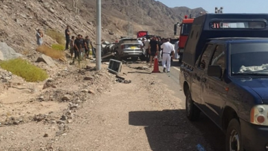 Photo of مصرع شاب وزوجته وطفلتهما من كفر قاسم إثر حادث سير في سيناء