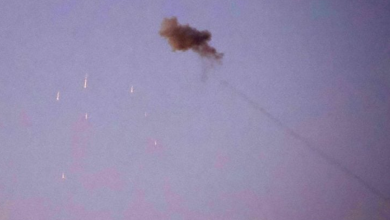 Photo of انفجار صاروخ أُطلق من غزة قرب كيبوتس ناحال عوز الإسرائيلي