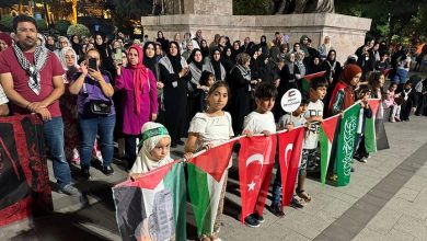 Photo of تركيا.. مظاهرات ضد الهجمات الإسرائيلية على غزة