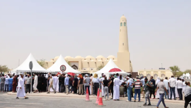 Photo of الآلاف يتوافدون للمشاركة بتشييع هنية في الدوحة
